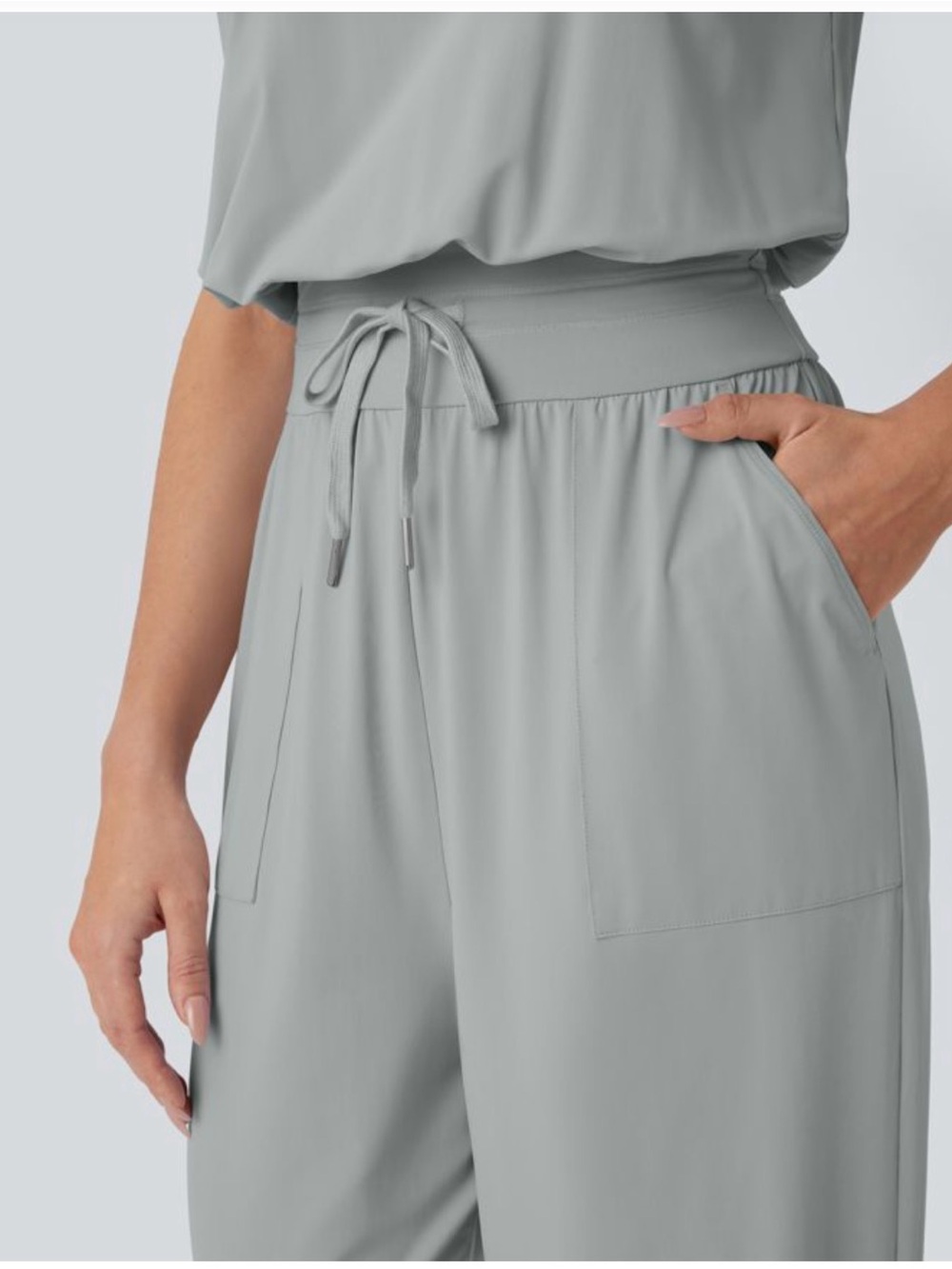 HALARA Jumpsuit Harem Leg Open Back XL NWT - Picture 14 of 15